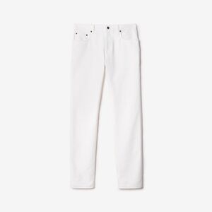 Burberry white straight jeans 
Like new